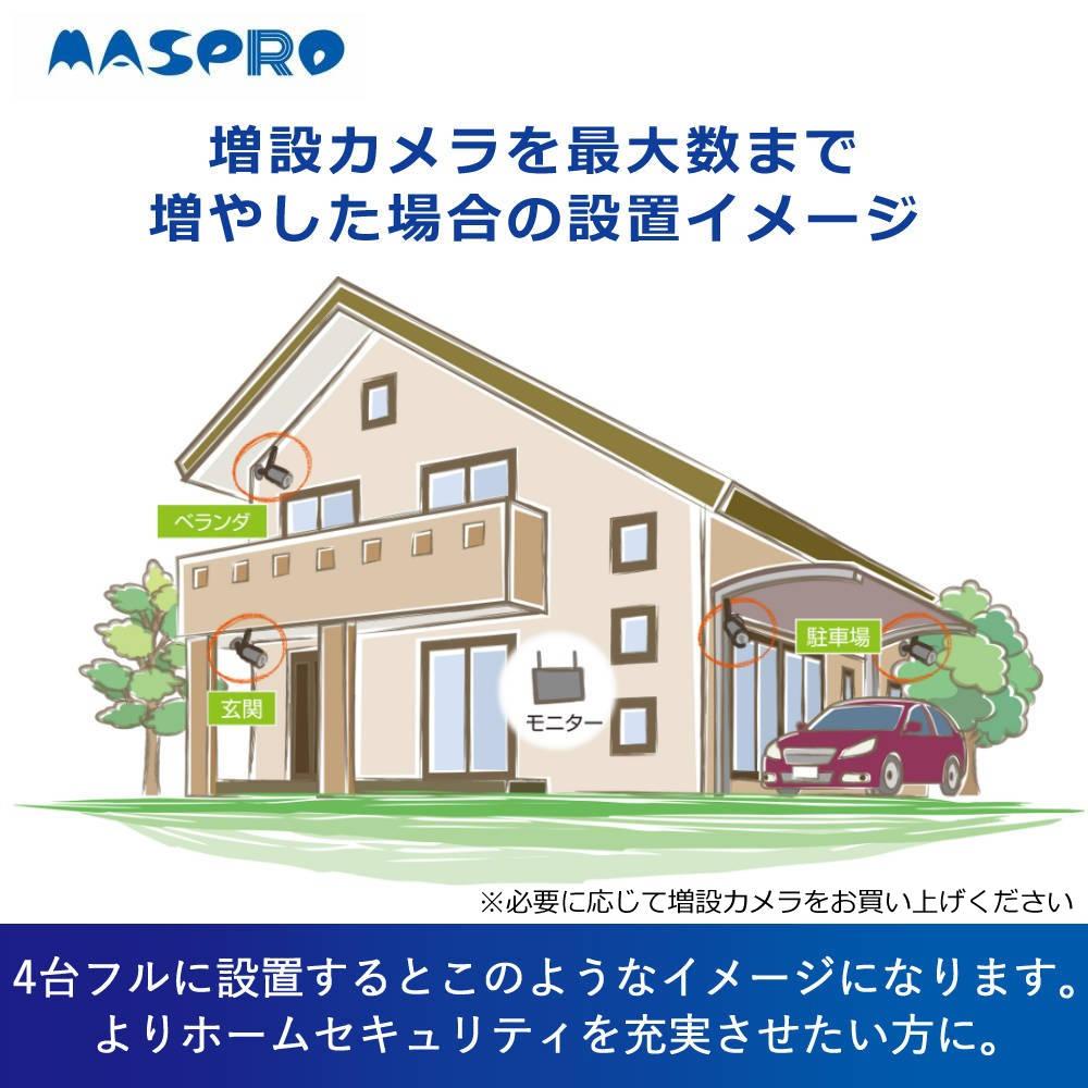 マスプロ電工 モニター＆ワイヤレスHDカメラセット  EP2WCFL  ラッピング不可