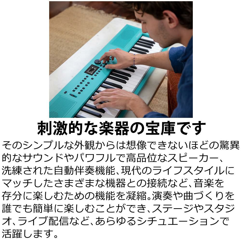 ローランド Roland GO:KEYS 3 GOKEYS3-TQ ターコイズ 選べる特典セット ラッピング不可