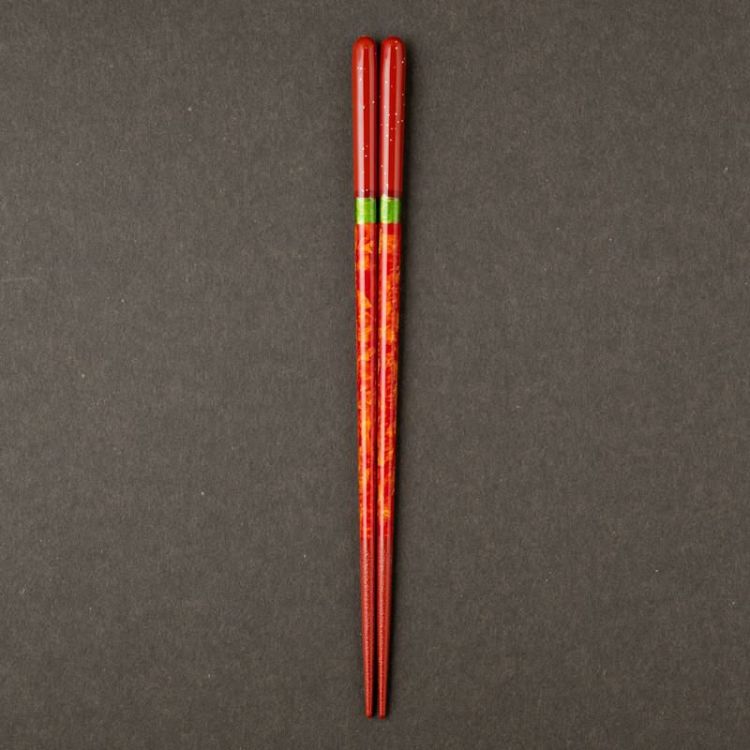 ペア箸セット マツ勘 桐箱 宵・暁 ペア砂岩箸置付 S-12187 ラッピング 熨斗対応