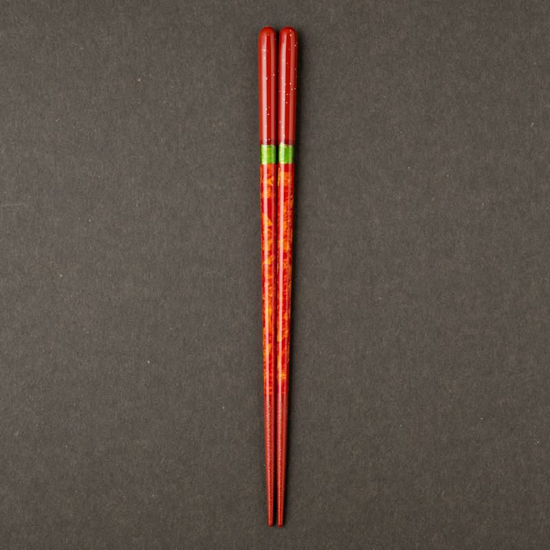 ペア箸セット マツ勘 桐箱 宵・暁 ペア砂岩箸置付 S-12187 ラッピング 熨斗対応