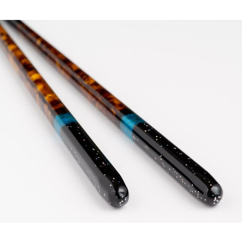 ペア箸セット マツ勘 桐箱 宵・暁 ペア砂岩箸置付 S-12187 ラッピング 熨斗対応