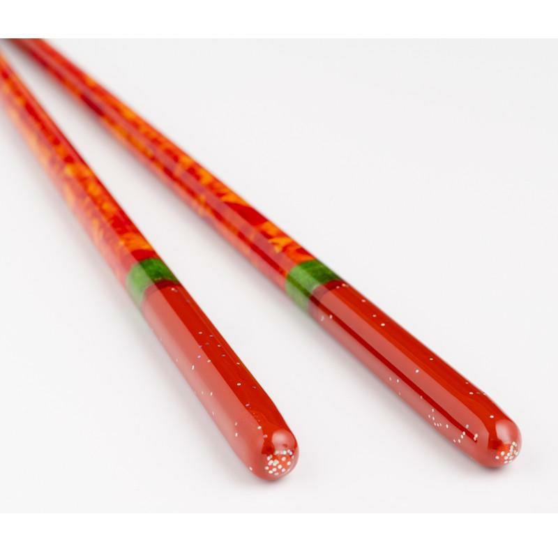 ペア箸セット マツ勘 桐箱 宵・暁 ペア砂岩箸置付 S-12187 ラッピング 熨斗対応