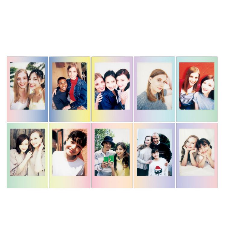 富士フイルム instax mini インスタントフィルム マカロン チェキ用フィルム  メール便可：5個まで インスタックスミニサイズ