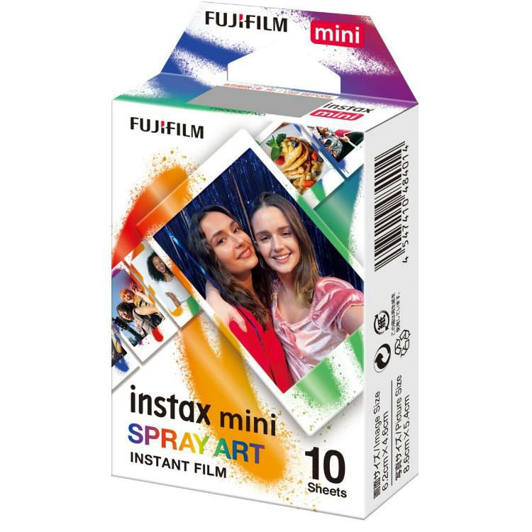 富士フイルム instax mini インスタントフィルム スプレーアート チェキ用フィルム メール便可：5点まで インスタックスミニサイズ