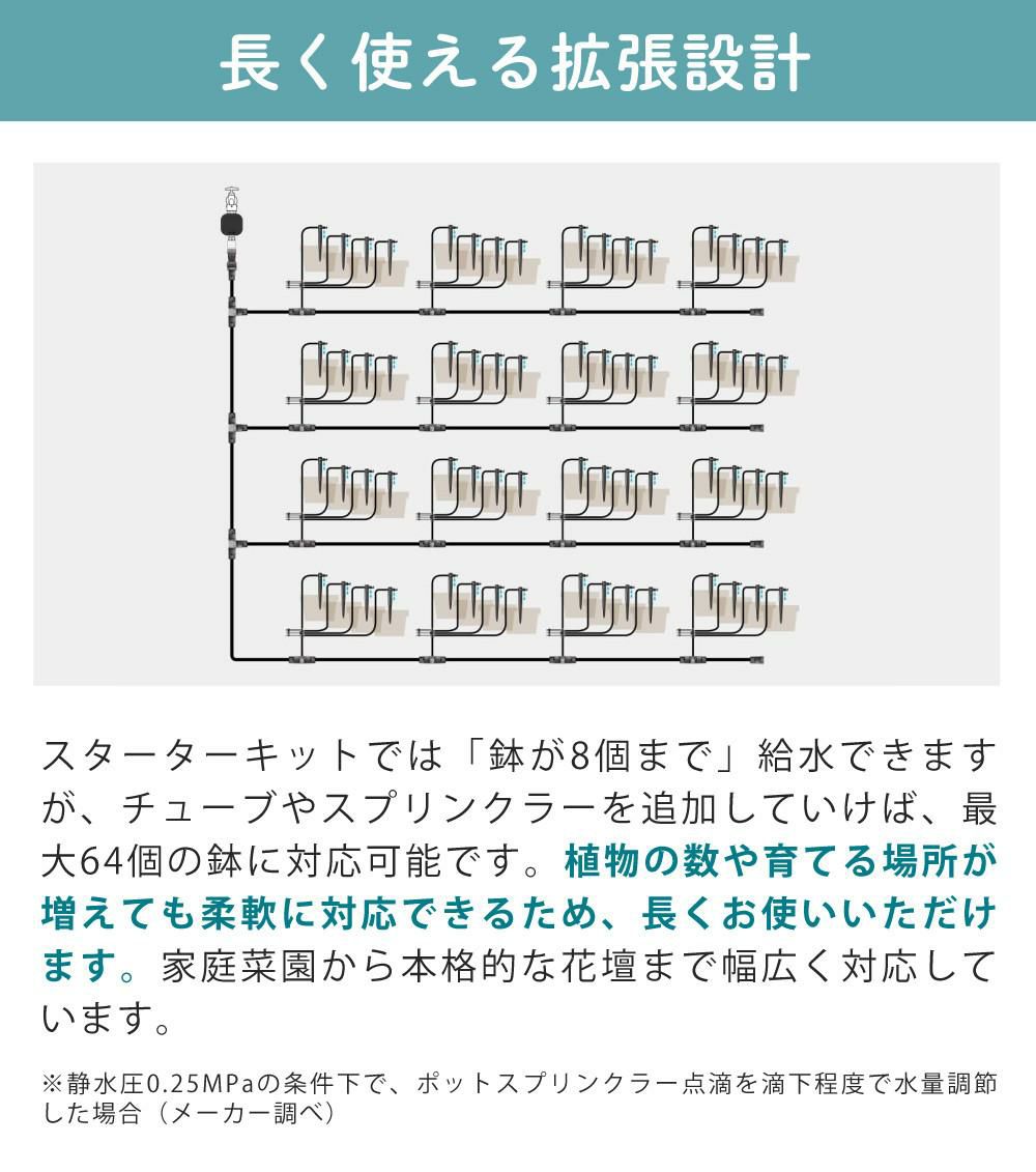 タカギ 水やりスターターキットタイマー付 鉢植え用  電池付き GKK105 Takagi 自動水やり 散水用品