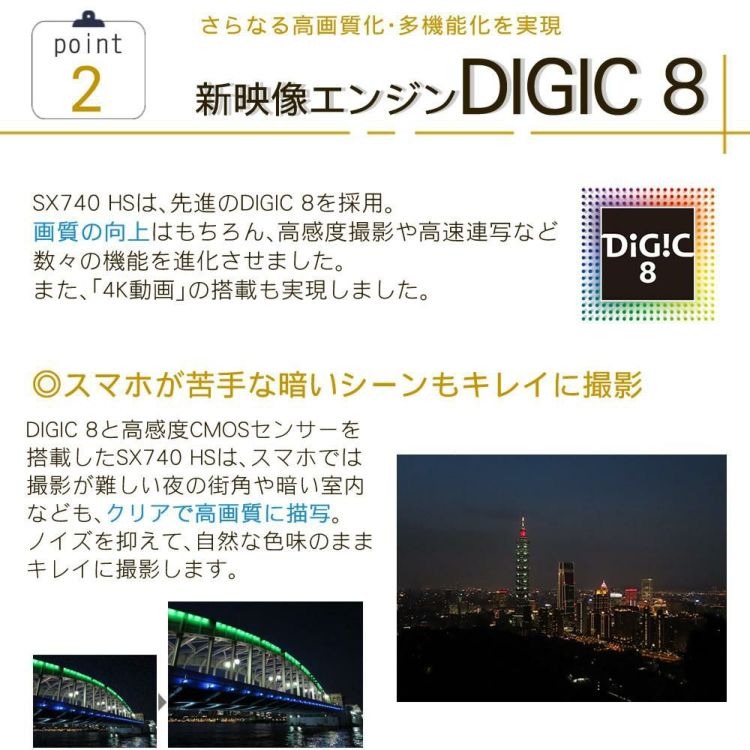 SD等4点セット キヤノン デジタルカメラ PowerShot SX740 HS シルバー パワーショット  Canon キャノン