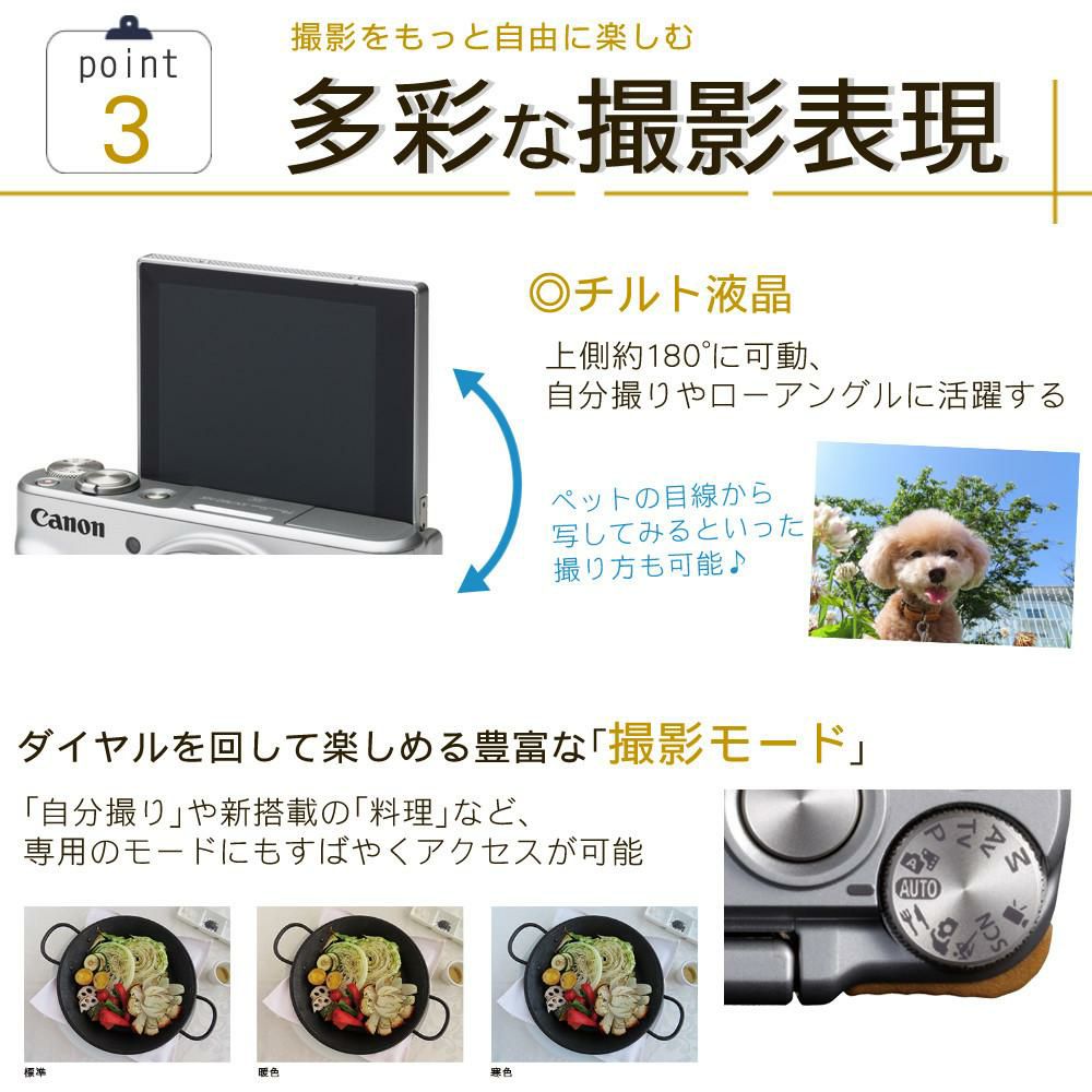 SD等4点セット キヤノン デジタルカメラ PowerShot SX740 HS シルバー パワーショット  Canon キャノン