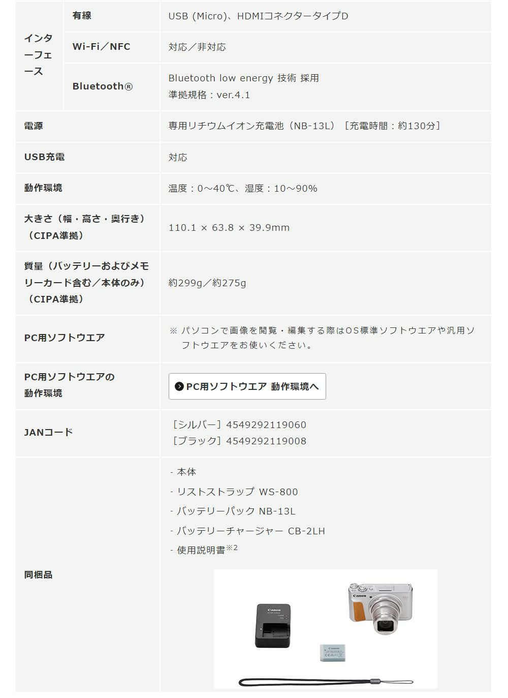 SD等4点セット キヤノン デジタルカメラ PowerShot SX740 HS シルバー パワーショット  Canon キャノン