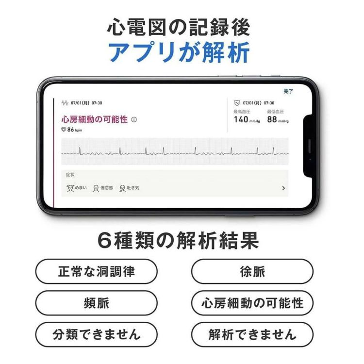 オムロン 心電計付き上腕式血圧計 HCR-7800T 4点セット レビューで電池プレゼント