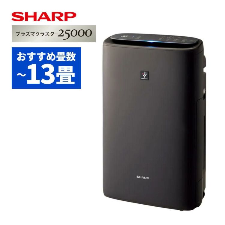 シャープ 加湿空気清浄機 KI-RS50 H グレー ～13畳 最大加湿量 600ml/h SHARP 加湿器 空気清浄機