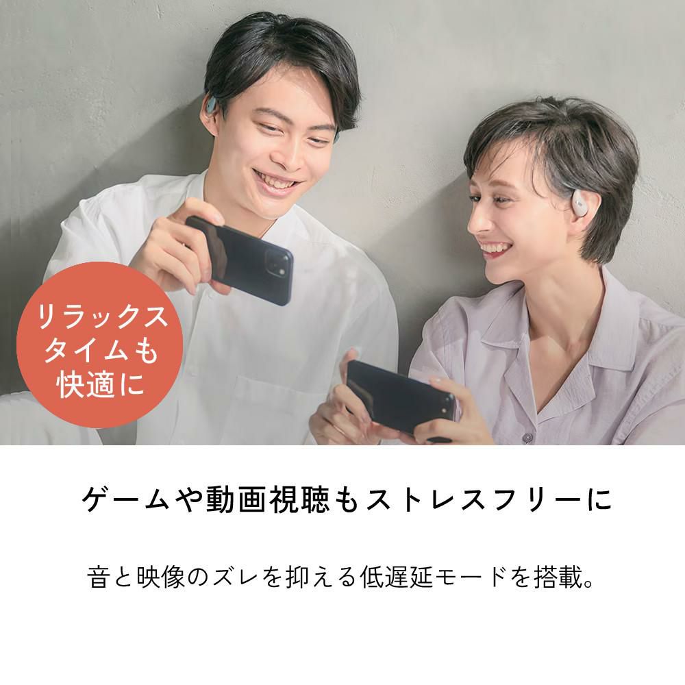 Victor ビクター イヤホン HA-NP50T  ブラック/ベージュ/セージグリーン  オープンイヤーイヤホン ワイヤレス イヤホン