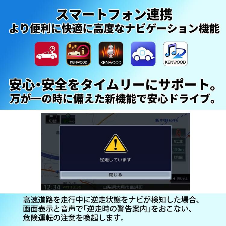 ケンウッド MDV-S811HDL カーナビ 彩速ナビ 8V型モデル インダッシュ 2024年モデル 大画面 ハイレゾ対応