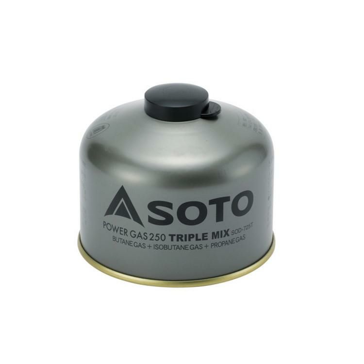 燃料ボトルS＆OD缶セット  SOTO ストームブレイカー ＆ 広口フューエルボトルCR 280ml ＆ パワーガス250  SOD-372＆SOD-703S＆SOD-725T   ラッピング不可