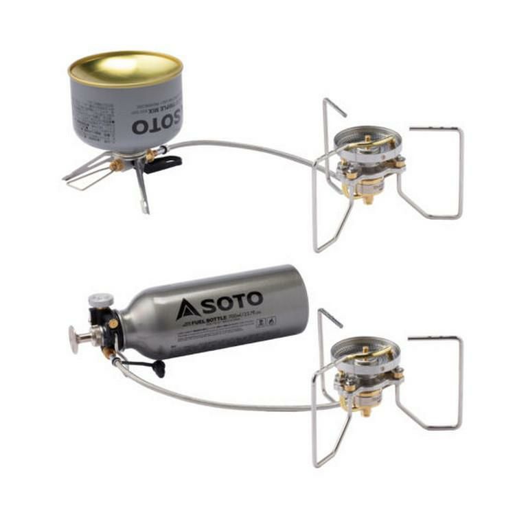 燃料ボトルM＆OD缶セット  SOTO ストームブレイカー ＆ 広口フューエルボトルCR 480ml ＆ パワーガス250  SOD-372 ＆ SOD-703M ＆ SOD-725T  ラッピング不可