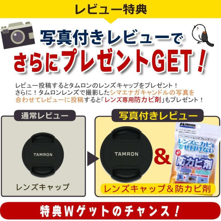 レビューでレンズキャッププレゼント タムロン 50-300mm F4.5-6.3 Di III VC VXD ソニーEマウント A069S