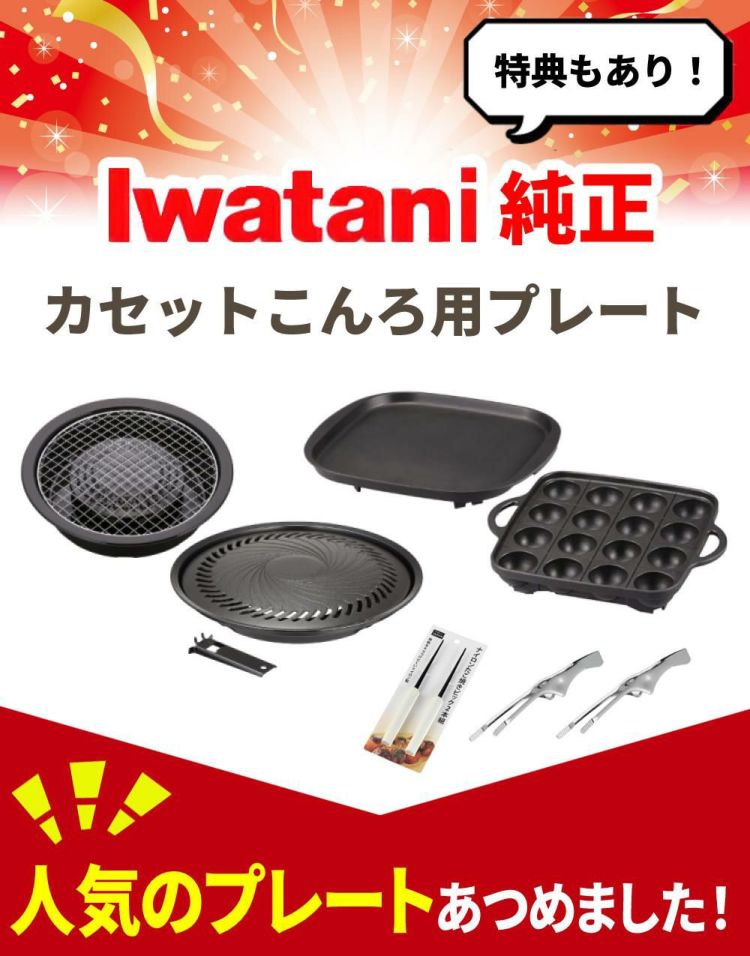 イワタニ プレート4種 セット 焼き肉 網焼き たこ焼 鉄板焼き ラッピング不可