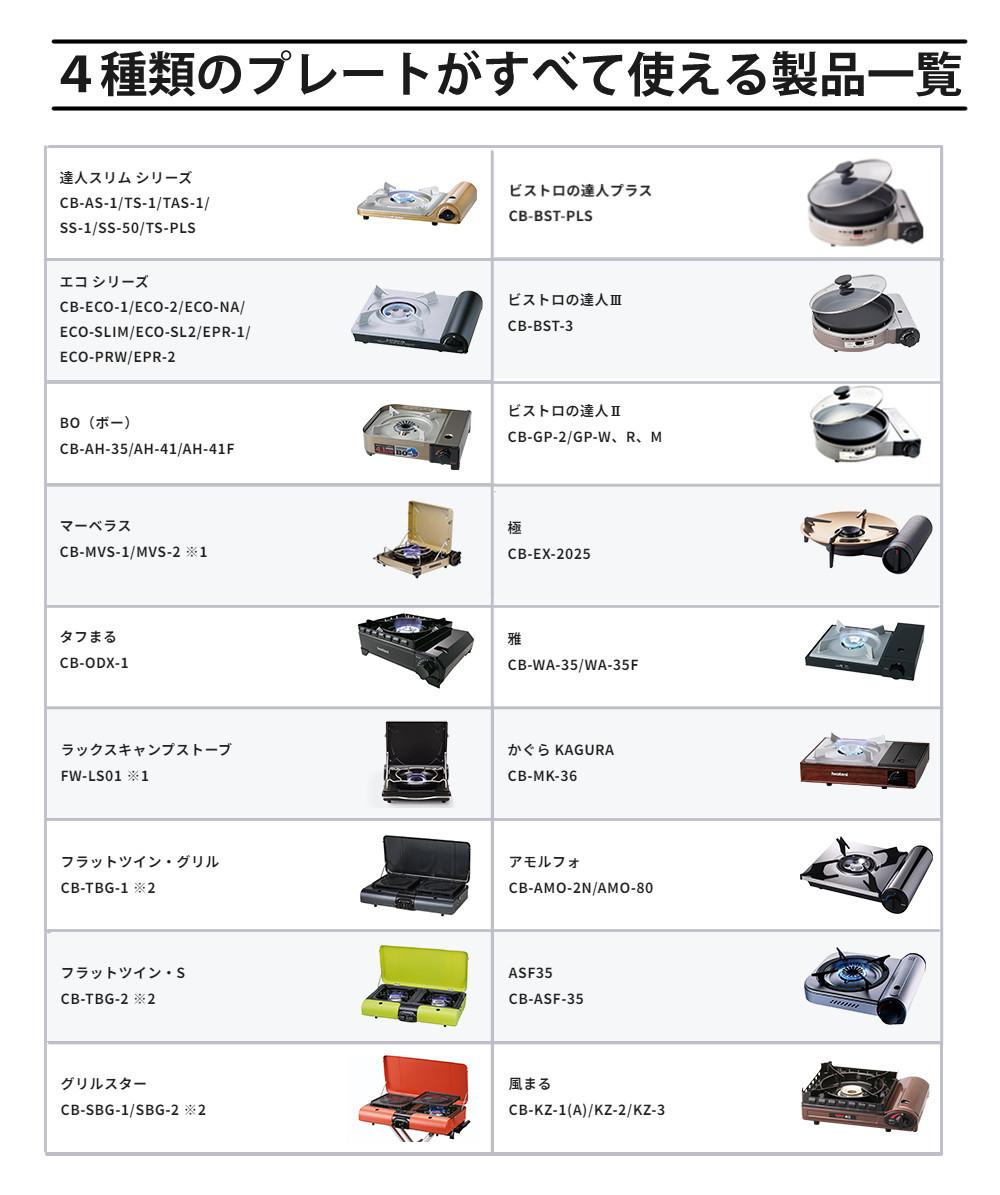 イワタニ プレート4種 セット 焼き肉 網焼き たこ焼 鉄板焼き ラッピング不可