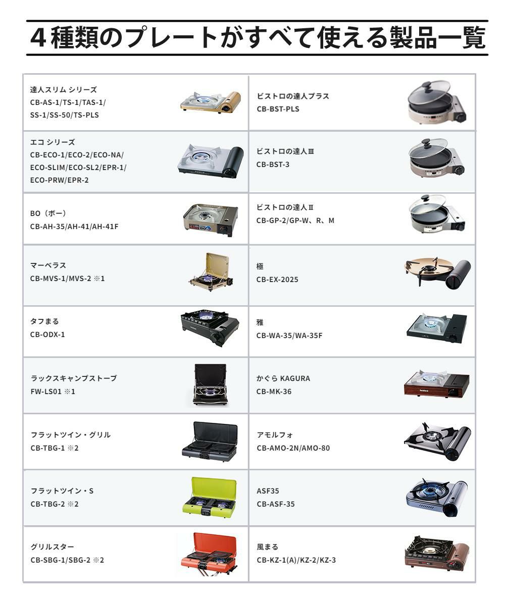 イワタニ プレート4種 セット 焼き肉 網焼き たこ焼 鉄板焼き ラッピング不可