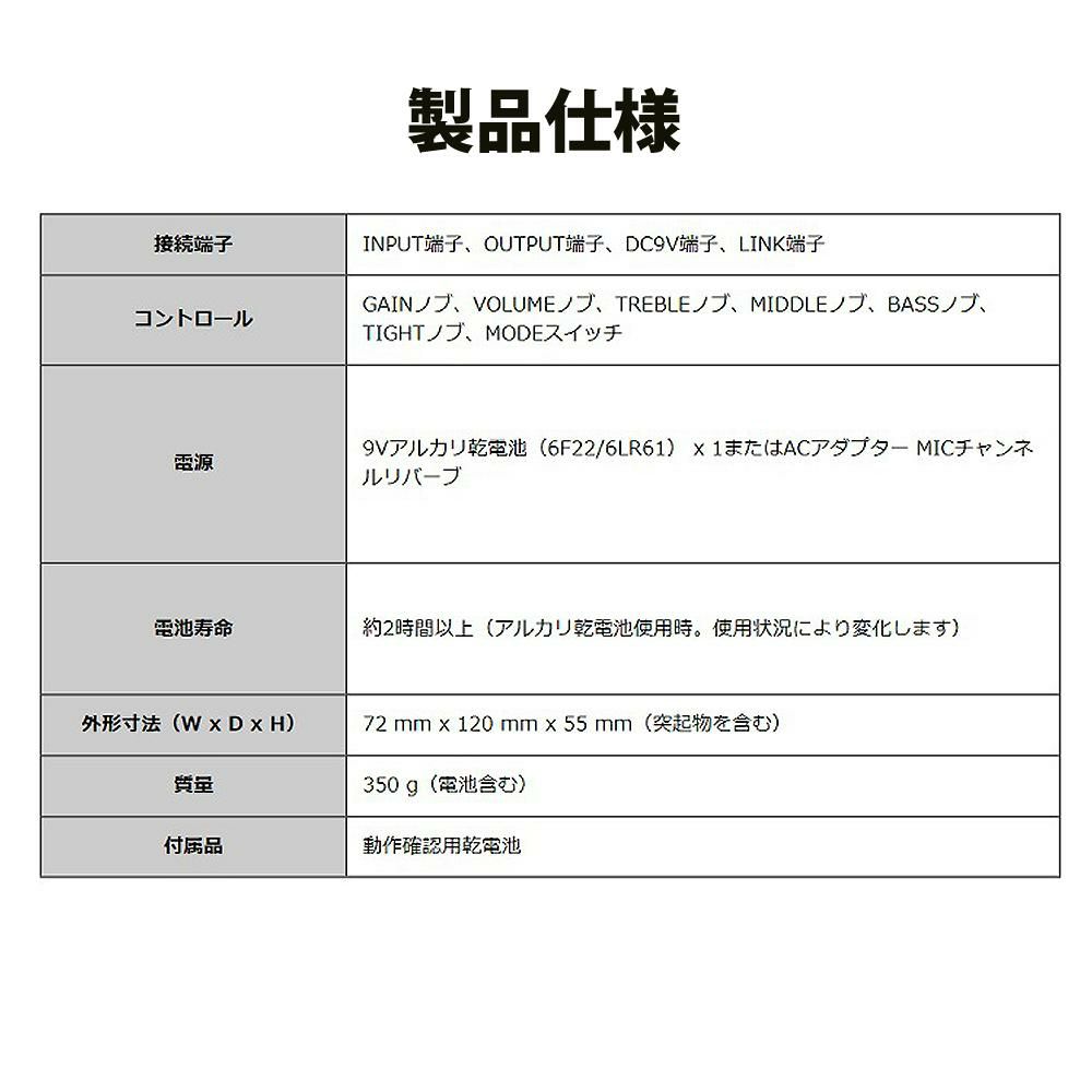 ヴォックス VOX エレクトリックギター用 コンパクトエフェクター CUTTING EDGE VE-CE