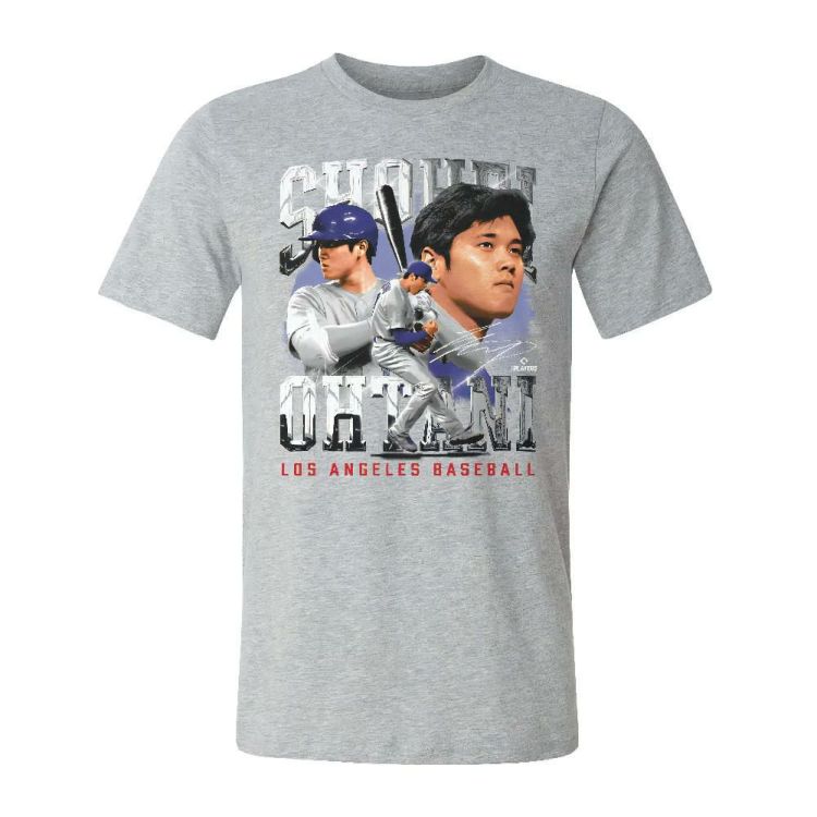 500LEVEL 大谷翔平 Tシャツ ブルー グレー S M L XL  カラー サイズ 選択式