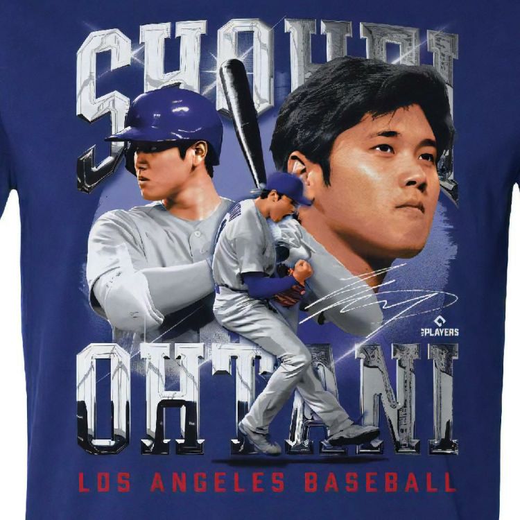 500LEVEL 大谷翔平 Tシャツ ブルー グレー S M L XL  カラー サイズ 選択式