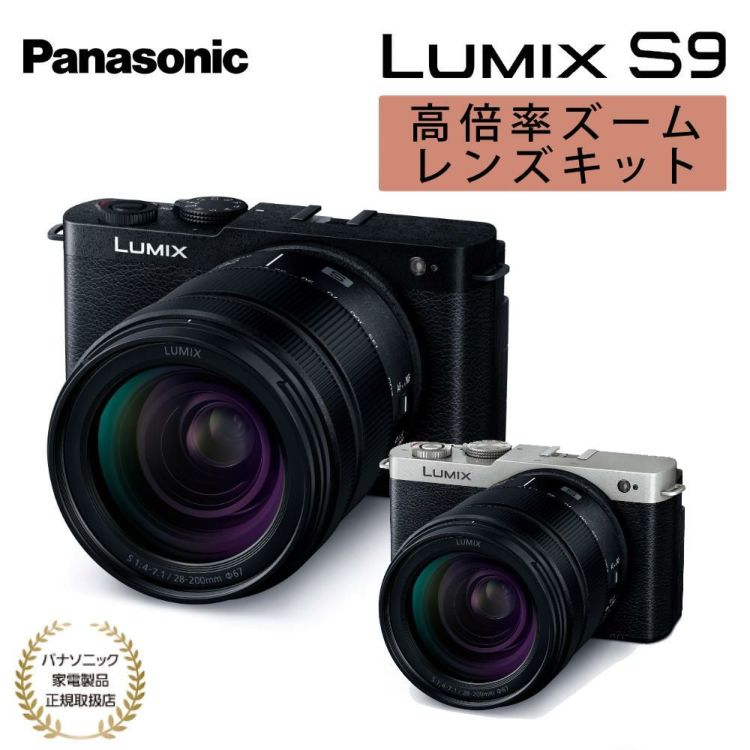 パナソニック ミラーレスカメラ LUMIX S9 28-200キット DC-S9 高倍率ズームレンズキット