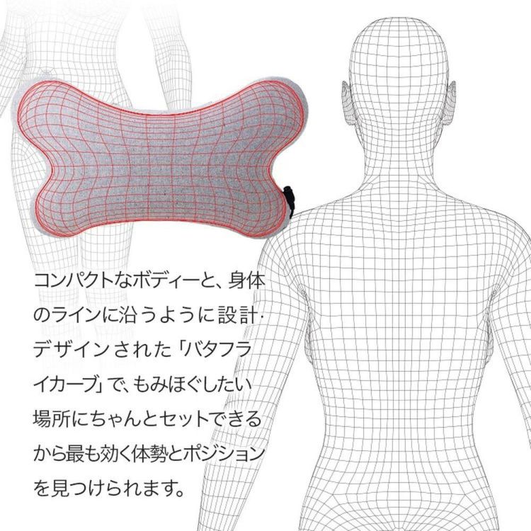 フジ医療器 SYNCA  シンカ i-puffy マッサージクッション MC161 グレー 選べる特典付き ラッピング不可