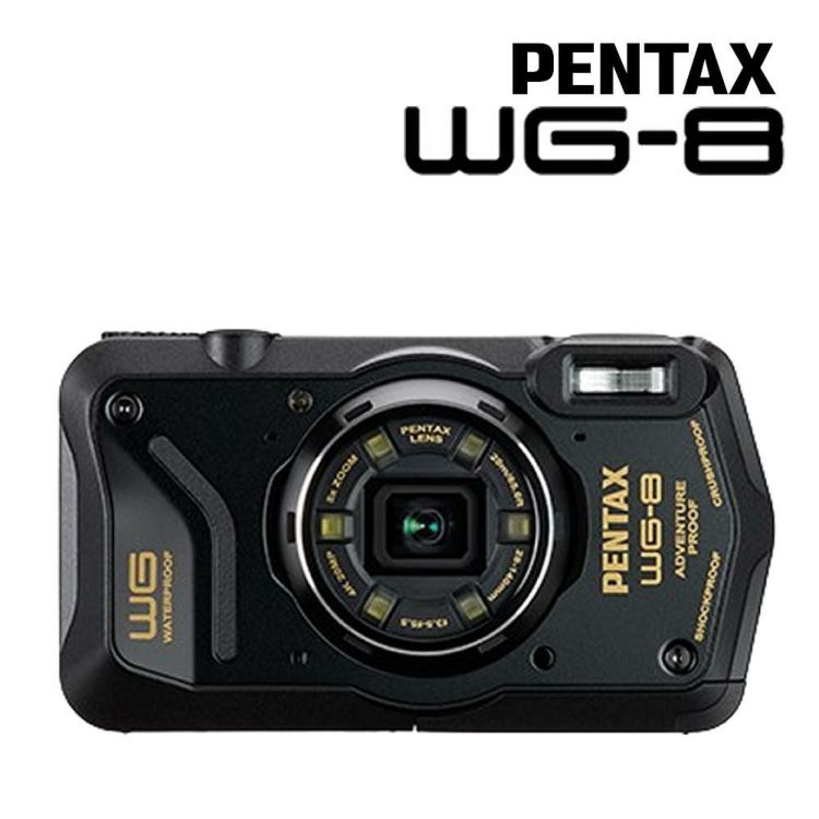 PENTAX WG-8 コンパクトデジタルカメラ ブラック