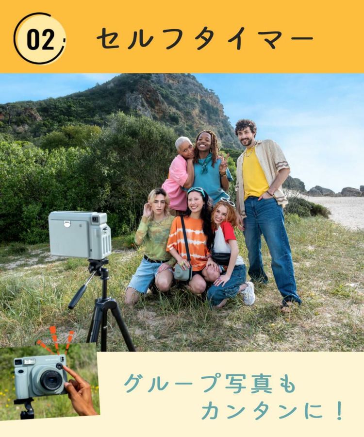 富士フイルム インスタントカメラ チェキ WIDE instax WIDE 400 グリーン  フィルム50枚＆ケース他合計5点セット