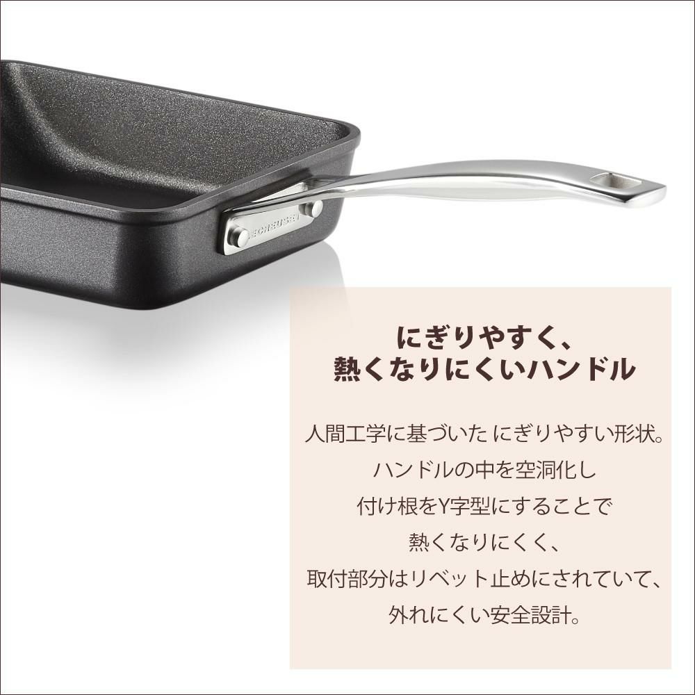 ル・クルーゼ TNS NEW エッグパン NC 18cm ルクルーゼ lecreuset 卵焼き 角型フライパン ノンスティック加工 直火 IH オーブン対応 食洗機対応