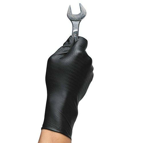 川西工業 アイアングリップハード LL 2064 50枚 作業用 手袋 ゴム手袋 使い捨て 左右兼用 右手 左手