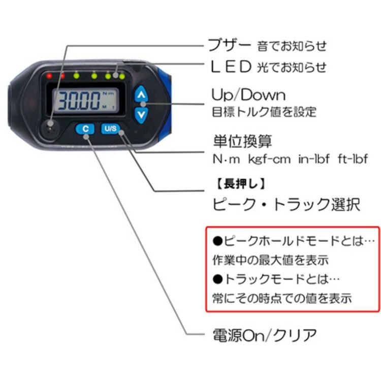 整備に役立つアイテム付き SK11 デジタルトルクレンチ 3～60N SDT3-060  ラッピング不可