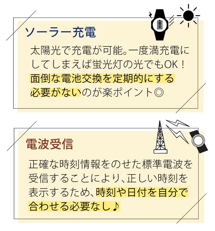 選べる特典付  カシオ ウェーブセプター ソーラー電波時計 クロス/合成皮革 カーキ メンズ 国内正規品 WVA-M630B-3AJF