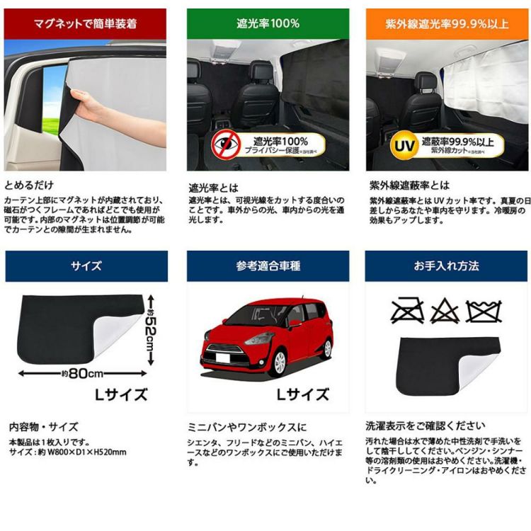 アルファード ヴェルファイア専用 車内の日除け3点セット 車用サンシェード 遮光カーテン サンバイザー ラッピング不可