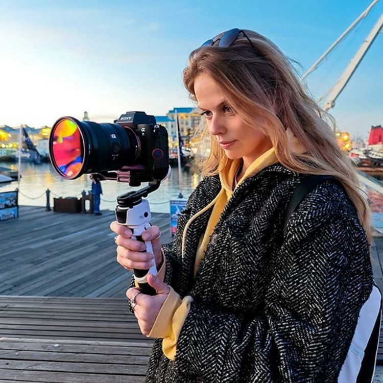 ZHIYUN  ジーウン   ジンバル CRANE-M 3Sカメラ用 ホワイト スタビライザー