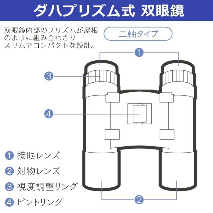 ケンコー 双眼鏡 V-TEX 10×25 ダハプリズム式 VT-1025D コンパクト 軽量 10倍 25口径