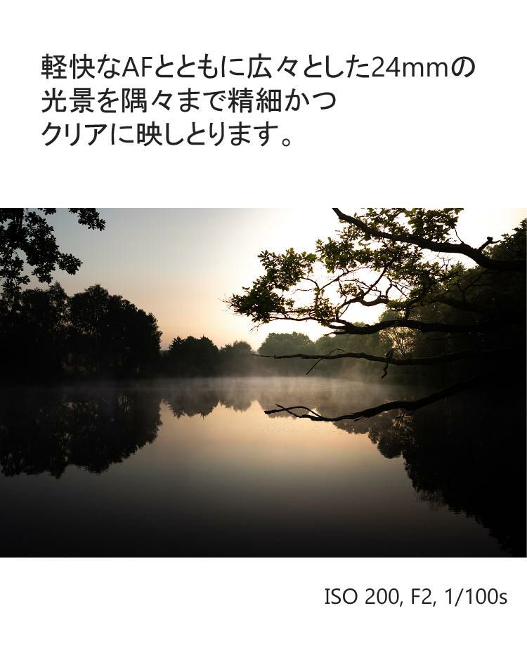 バッグ付き シグマ 24mm F2 DG DN  C  ライカLマウント用