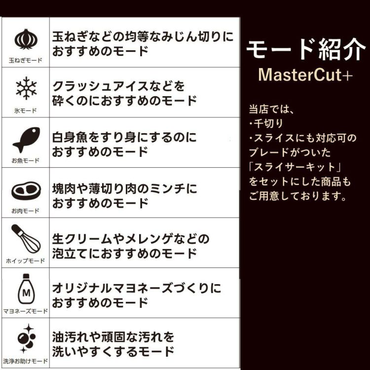 山本電気 フードプロセッサー マルチスピードミキサー Master Cut＋マスターカットプラス YE-MM24A-WH ホワイト