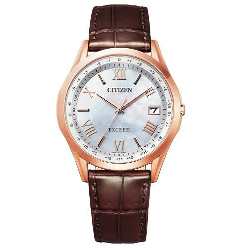 シチズン CITIZEN 腕時計 CB1112-07W エクシード EXCEED メンズ エコドライブ ダイレクトフライト ペアモデル ワニ革 電波ソーラー アナログ 国内正規品