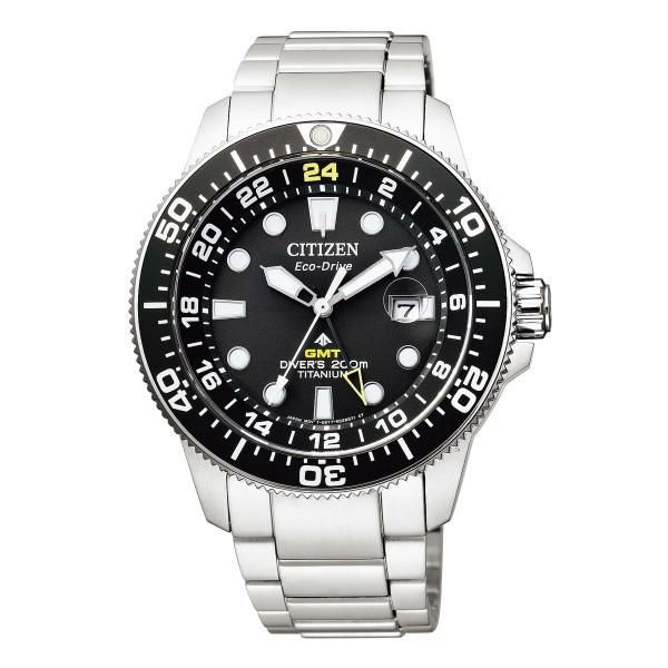 国内正規品  シチズン CITIZEN 腕時計 BJ7110-89E  プロマスター PROMASTER メンズ MARINEシリーズ GMTダイバー チタンバンド ソーラー アナログ