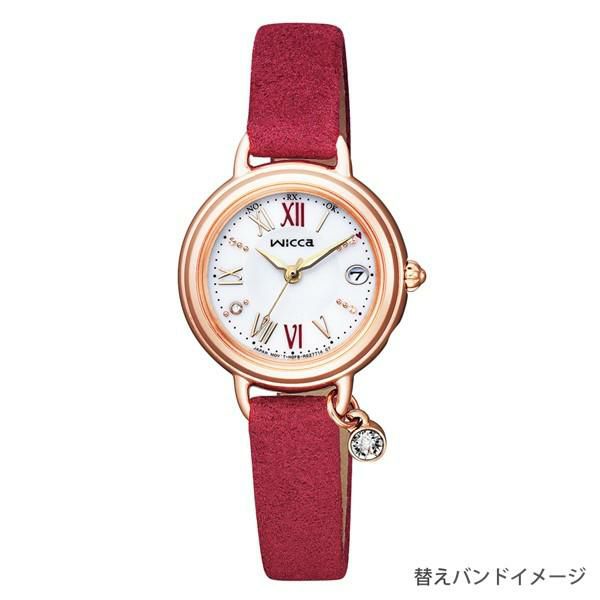 国内正規品  シチズン CITIZEN 腕時計 KL0-561-15  ウィッカ wicca レディース ＃ときめくダイヤ ステンレスバンド 電波ソーラー