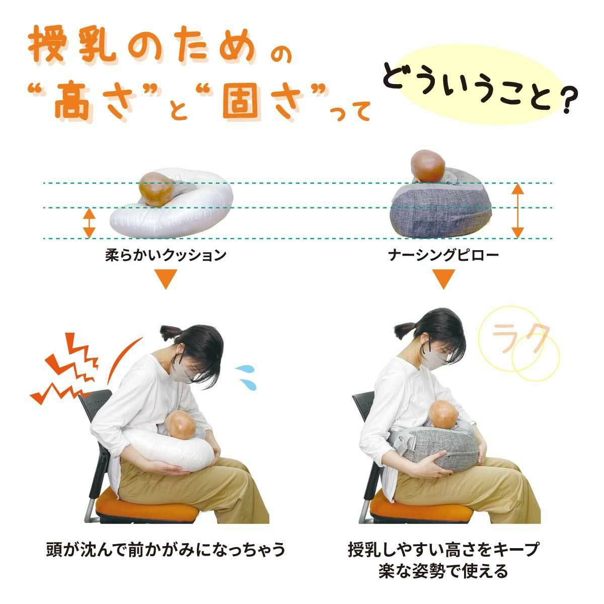 ＼レビュー特典あり／ エルゴベビー  エルゴ 授乳クッション ナチュラルカーブ・ナーシングピロー ベルト付き ムーンライトグレー