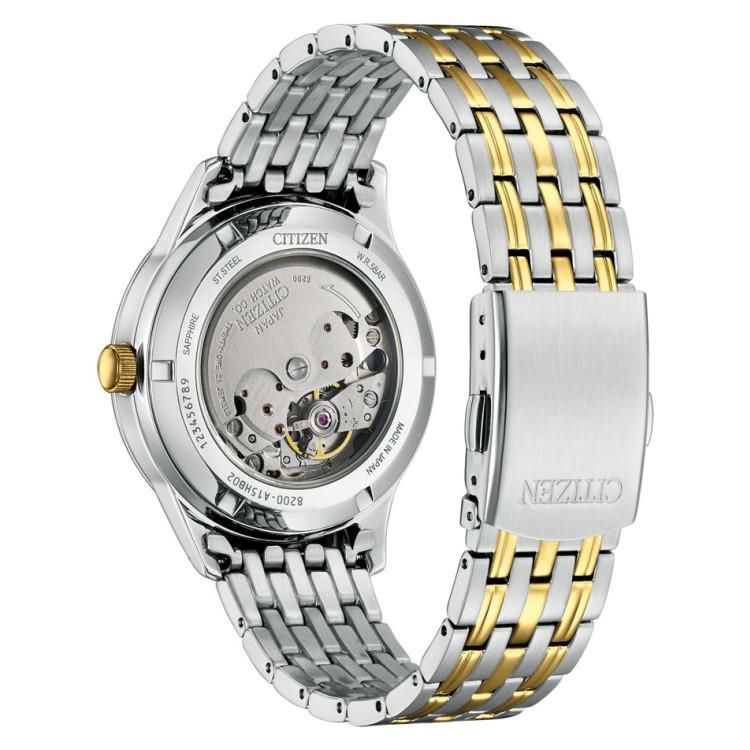 シチズンコレクション 腕時計 デイデイト 自動巻 ステンレス メンズ 国内正規品 NY4057-63P お手入れクロス付