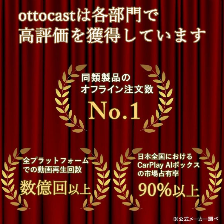 各部門で高評価を獲得しています