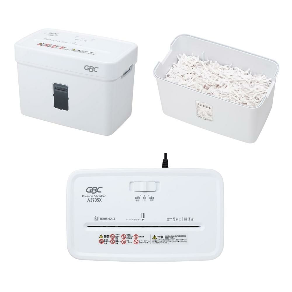 アコ・ブランズ・ジャパン  デスクトップクロスカットシュレッダ A3706X GSHA3706X 2点セット