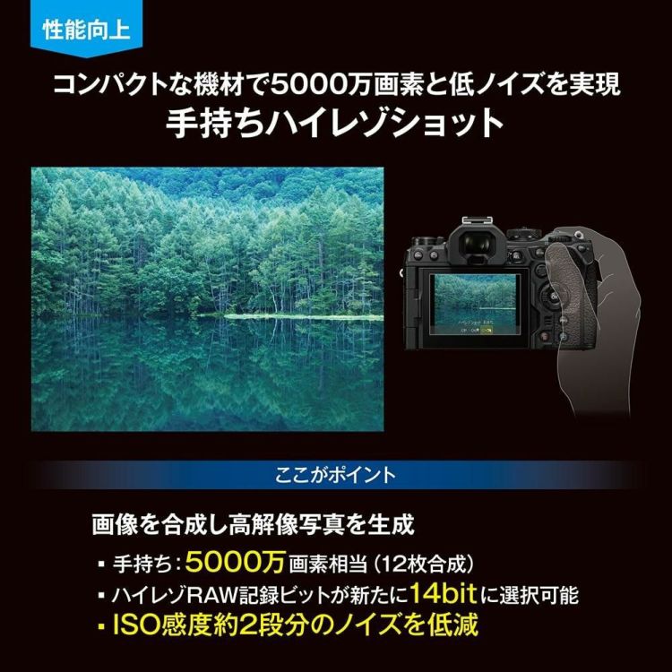 OM SYSTEM デジタル一眼カメラ OM-1 Mark II 12-40mm F2.8 PRO II レンズキット ブラック 2037万画素 ラッピング不可