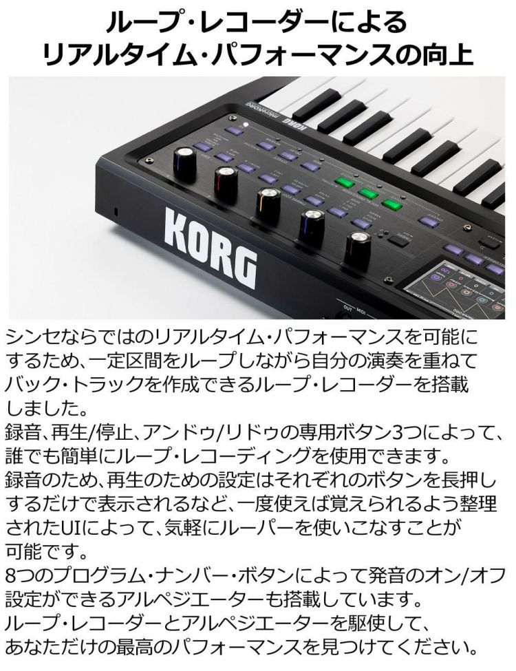 KORG コルグ シンセサイザー MICROKORG 2 MBK 選べる特典付き ラッピング不可