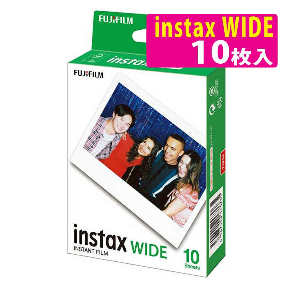 富士フィルム FUJIFILM  チェキフィルム instax WIDE WW1  WIDE専用  1パック品 10枚入  メール便可：2個まで インスタックスワイドサイズ