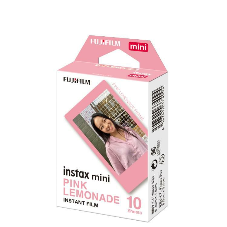 富士フイルム チェキ専用フィルム instax mini ピンクレモネード 1パック品 10枚入り   メール便可：5点まで インスタックスミニサイズ