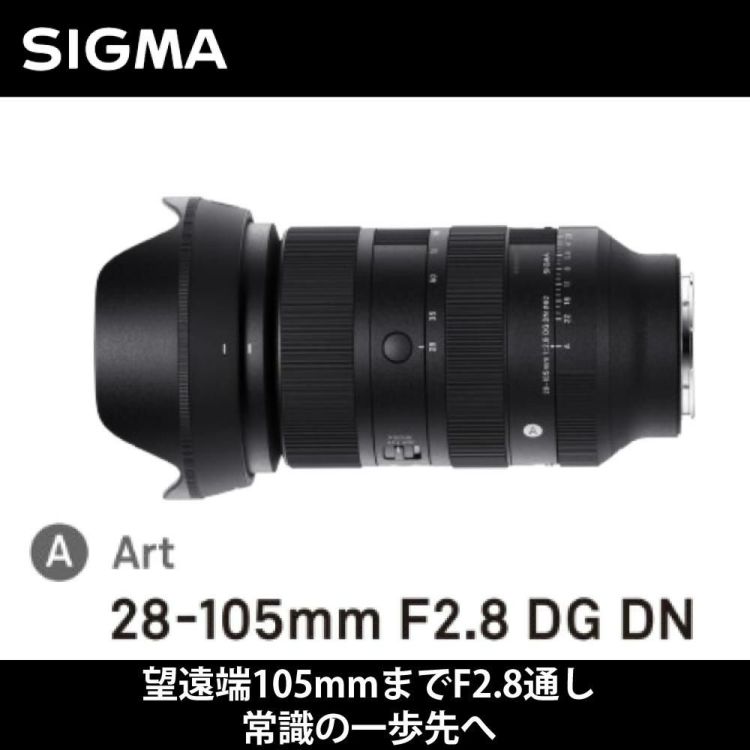 レビューでプレゼント シグマ 28-105mm F2.8 DG DN A  ソニーEマウント用